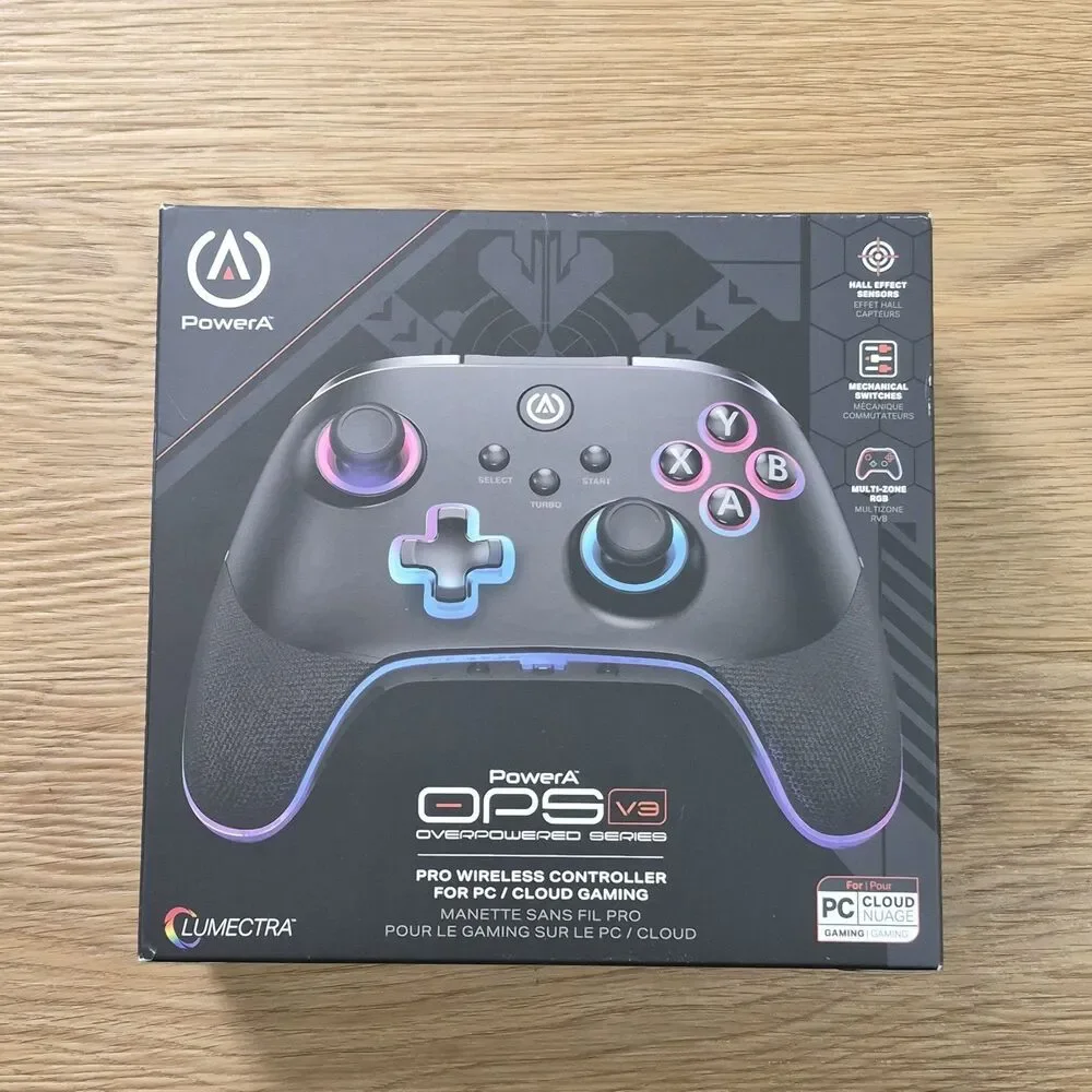 POWERA OPS V3 PRO WIRELESS CONTROLLER PC CLOUD GAMING LUMECTRA PCGPPRWL-BLACK